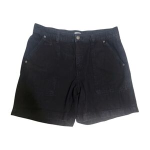 Forever 21 Premium High Rise Black Denim Shorts